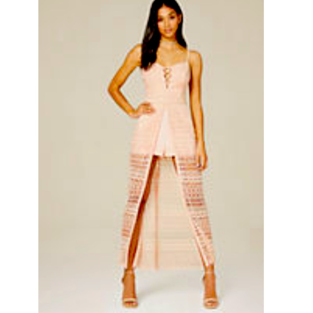Macrame Shorts Maxi Dress